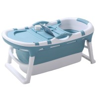 Plastic Bath Bucket with Large Size 1210 mm Adult Folding Bathtubs